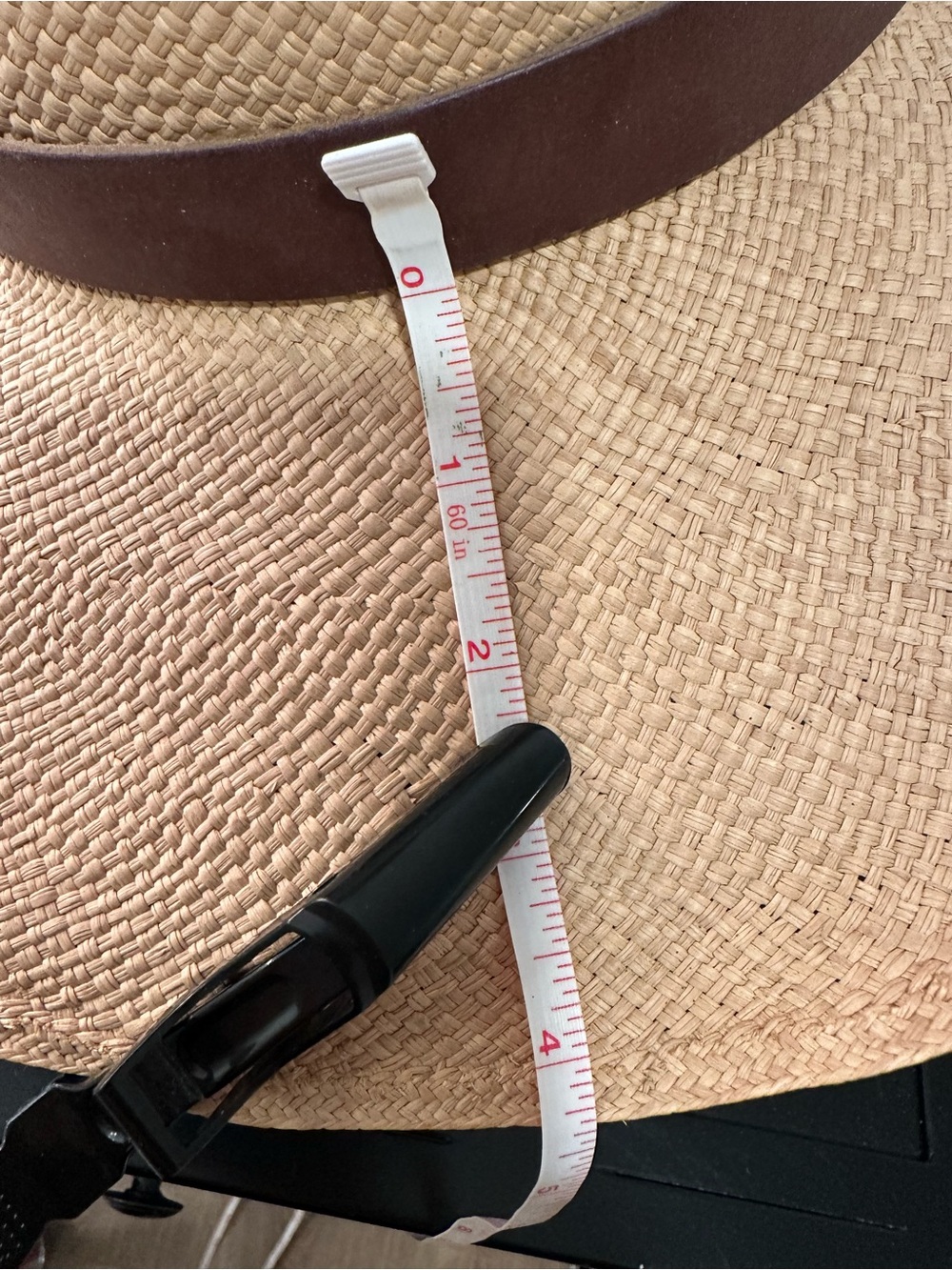 Ralph Lauren Natural Straw Hat, leather band, NavyTag, SMALL - Picture 9 of 11